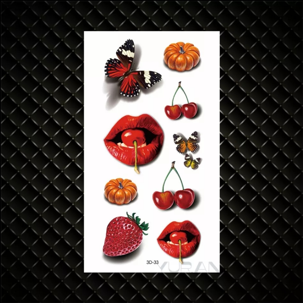 3D Realistic Temporary Tattoos